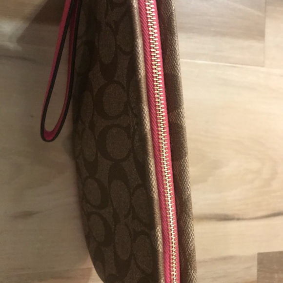 Coach Signature Monogrammed Wristlet Wallet - Picture 6 of 6